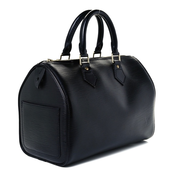 Louis Vuitton Epi Speedy 25 Noir - Picture 4 of 11
